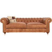Resim 3A Mobilya Real Leather Chesterfield 