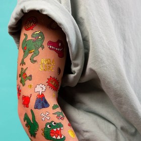 Resim OMY Tattoos Geçici Dövme - Dinos 