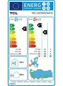 Resim Tcl Elite TAC-12CHSD/XAF1I 12.000 BTU Duvar Tipi Klima 