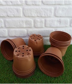 Resim Vakum Saksı 25 Adet 15X13 Cm Üretim Saksısı Saksı Fide Saksısı 