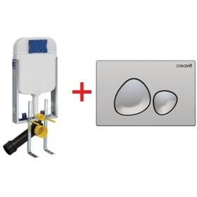 Resim Creavit 2'li Set Gömme Rezervuar Seti 8 Cm Gr5001+gp7004 