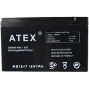 Resim ATEX Ax-12v 7ah Bakımsız Kuru Akü 
