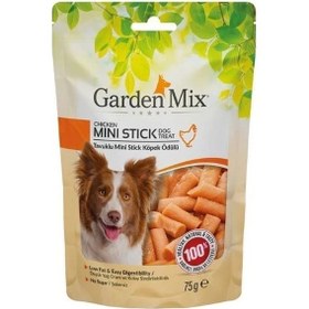 Resim Garden Mix Tavuklu Mini Stick Köpek Ödül Maması 1 Adet 75 Gr 