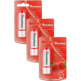 Resim Himalaya Çilek Özlü Parlatıcı Dudak Kremi 3 x 4.5 G 