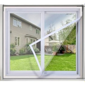 Resim Yıkanabilir Sök Tak 130x150 Cm Çift Kanat Sineklik 5 Adet 130 CM x 150 CM 