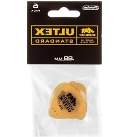 Resim Dunlop Ultex 421p088 Standart, 0,88 Mm Gitar Penaları, 6'lı Paket 124-Pembe 
