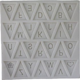 Resim Pastry Planet Flama Bayrak Silikon Kalıp 