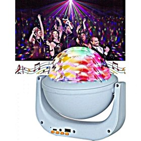 Resim Gaman Sihirli Disko Topu Rgb Sese Duyarlı Müzik Çalar Karaoke Mikrofonlu Kumandalı 2024 Eğlence Topu 