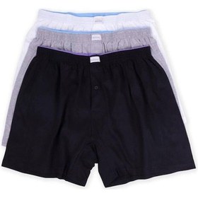 Resim Jiber Erkek Havlu Bel Battal Boxer 3'Lü -183 