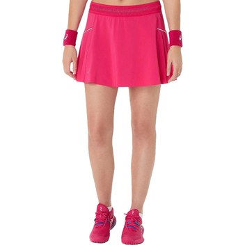 Önden Yırtmaçlı Maxi Bordo Triko Etek