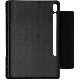 Resim Subutu Galaxy Tab S9 Uyumlu Border Keyboard Bluetooh Bağlantılı Standlı Klavyeli Ta Tablet Kılıfı 