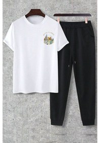 Resim Uyguntarz Unisex Arizona 2'li Eşofman Takımı Beyaz 