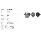 Resim Lucas Lea1047 Alternator 12v 180a Vw Crafter Multıvan T5 T6 Transporter Caravella Skoda Superb Bosch Tıpı 