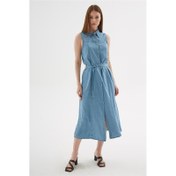 Resim Fashion Friends Kadın Denim Gömlek Elbise 25Y0384K1 (25Y0384K1) 