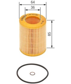 Resim Bosch 1457429308 Yağ Filtresi Hyundai Accent Admire 0306 Getz 02 