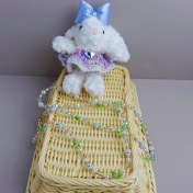 Resim Silver1 Yeni Iyi Şanslar Maskot Peluş Bebek Kolye Sevimli Küçük Ejderha Karikatür Bebek Çanta Çekicilik Anahtarlık Küçük Kolye (Yurt Dışından) 