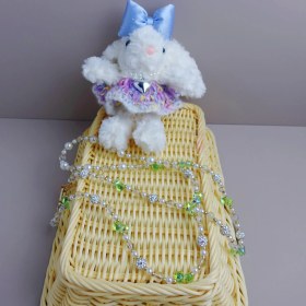 Resim Silver1 Yeni Iyi Şanslar Maskot Peluş Bebek Kolye Sevimli Küçük Ejderha Karikatür Bebek Çanta Çekicilik Anahtarlık Küçük Kolye (Yurt Dışından) 