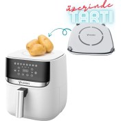 Resim Yasomi Y55 Tartı Özellikli Airfryer Fritöz 