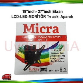 Resim Micra 19"- 27" 48 CM-70 CM Ekran Lcd-Led-Monitör Tv Askı Aparatı 