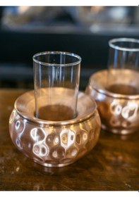 Resim Bakır Ehlikeyf Gamzeli Model Mat Bakır Renk Metalik 