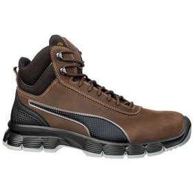 Resim Puma Safety Condor Mid Kahverengi Çelik Burunlu Nubuk Deri İş Ayakkabısı S3 SRC ESD 41 Numara 