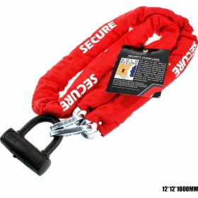 Resim Kinguard 6042 Big Zincir Kilit + U Kilit 12*12 (1.8 Metre) 