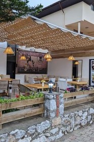 Resim Teleskopik Açılıp-Kapanabilir Dalgalı Kamuflaj Desenli Gölgelik Tente Sistemi (1.5 m x 3.5 m) 