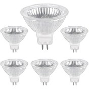Resim Halojen Lamba Gu5.3 50w 12v, 800lm Sıcak Beyaz 2700k Kısılabilir, Halojen Spot Lamba Mr16, 6'lı Paket 