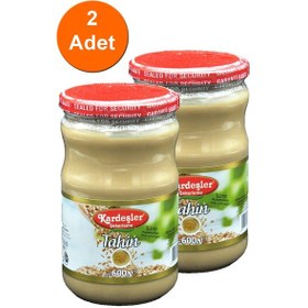 Resim Kardeşler %100 Susamdan Tahin Cam Kavanoz 2 x 600 G 