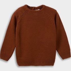 Resim Defacto Erkek Bebek Bisiklet Yaka Triko Kazak F2408a525wnbn113 Turuncu 