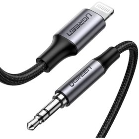 Resim Ugreen Örgülü Mfi Lightning 3.5Mm İphone Uyumlu Ipad Aux Kablo 2 Metre 