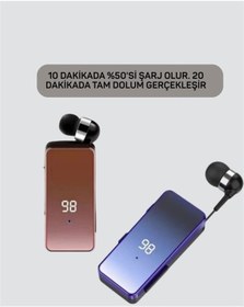 Resim Ultra Hızlı Şarj Özellikli Type-c Bluetooth Kulaklık 10 Dakikada %50 Şarj, 20 Dakikada Tam Dolum - Diğer 