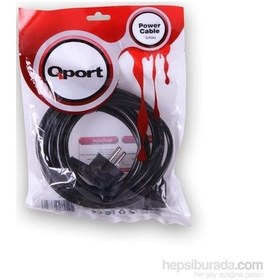 Resim Qport Q-Pow3 3 0M Pc Power Kablosu.Bakir 075Mm. Q-Pow3 