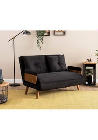 Resim Pafu Cosmo İkili Katlanır Yataklı Koltuk - Soho Siyah Siyah 