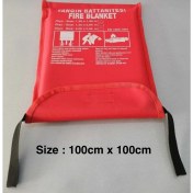 Resim ARZ Yangın Battaniyesi 100X100 cm 1 kg Kolay Kullanım ve Yüksek Koruma Sağlar 