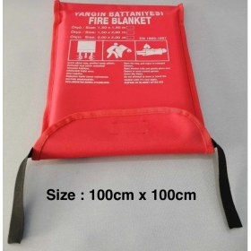 Resim ARZ Yangın Battaniyesi 100X100 cm 1 kg Kolay Kullanım ve Yüksek Koruma Sağlar 