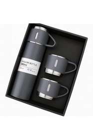 Resim ATLT ATLANTİS 500 ML 3 BARDAKLI TERMOS SICAK SOĞUK ÇELİK ŞIK HEDİYELİK KUTULU 