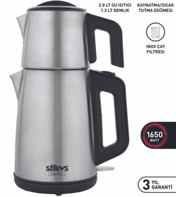 Resim Stilevs Çays Inox Çelik Çay Makinesi Inox-mat 