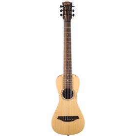 Resim [Outlet] Bromo BAR3 All Solid Travel Akustik Gitar(ol 24-24144) 
