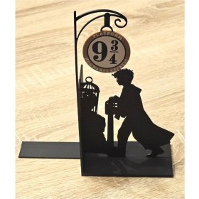 Resim Harry Potter & Platform 9¾ Kitap Tutucu – Dekoratif Stand 