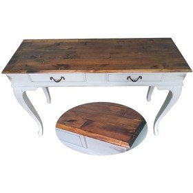 Resim Masifart Pine 120 Cm Çekmeceli Dresuar Çam Tablalı Makyaj Masası Çam 