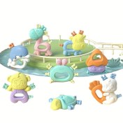 Resim 4 Parça Bebek ve Çocuk El Çanı Seti, Eğitici ve Eğlenceli El Oyuncağı 