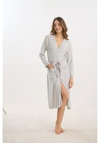 Resim Kadın Jakar Uzun Kar Melaj Sabahlık C2t9n1o51 001 