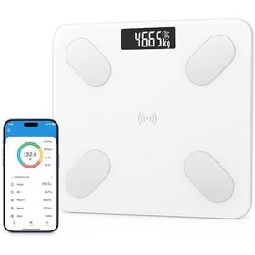 Resim Dijital Banyo Baskül Kilo Tartı Bluetooth Uygulama Destekli Terazi 