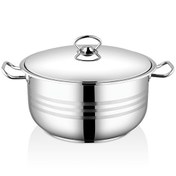 Resim Bestinox 32x20 CM Flanşlı Kulp Çelik Kapaklı Çelik Derin Tencere - 14 Litre 