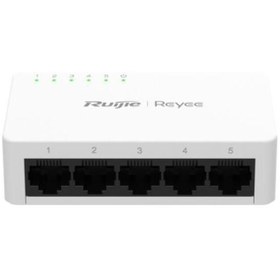 Resim RUIJIE Reyee RG-ES05F 5 Port 10/100 Yönetilemez Masaüstü Switch 