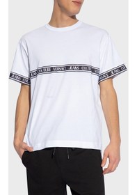 Resim Versace Jeans Couture Erkek T Shirt 76gahc06 Cj01c 003 Beyaz 