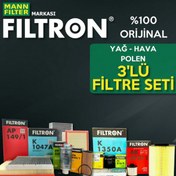 Resim Nissan Micra K13 1.2 Dig-s Filtron Filtre Bakım Seti 2011-2018 3lü 