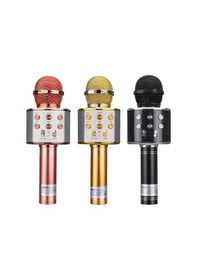Resim Karaoke Mikrofon Dahili Hoparlörlü Usb Flash Destekli 