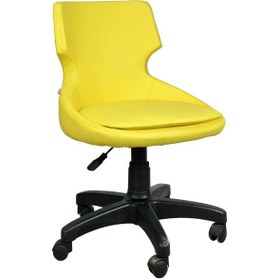 Resim Mobilyakeyfi Bürocci Zaga Plastik Ayaklı Çalışma Koltuğu-Sarı-2023B0113 